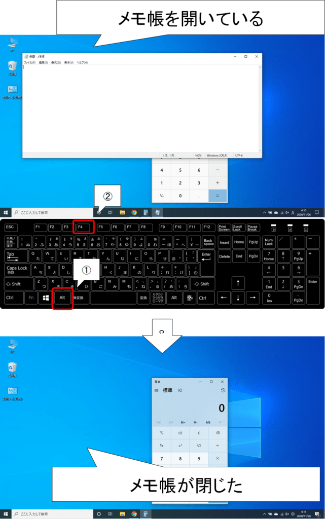 ウィンドウを素早く閉じる 便利なwindowsショートカットキー 脱マウス 生産性爆増 Eezou Blog