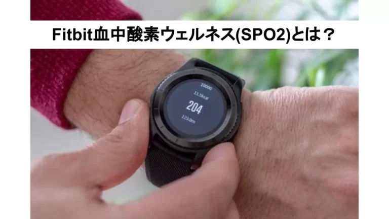 Fitbit血中酸素ウェルネス(SPO2)とは？表示手順を解説