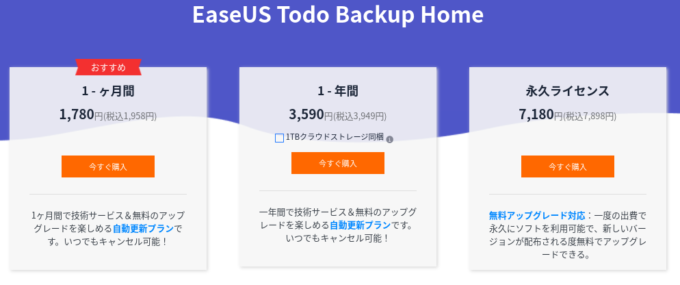 PC(パソコン)バックアップに「EaseUS Todo Backup」がオススメ