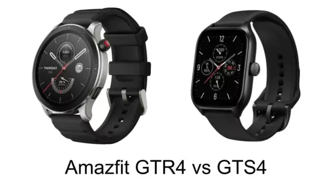 Amazfit GTR4とGTS4徹底比較！違い3選を解説