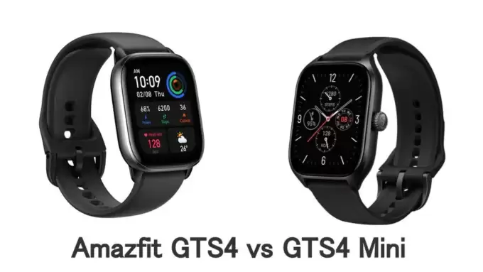 Amazfit GTS4とGTS4 Miniの違いは？比較レビュー