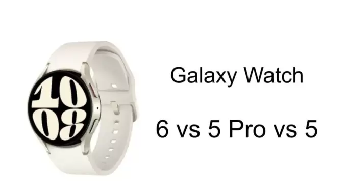 Galaxy Watch 6, 5 Pro, 5 比較してみた。