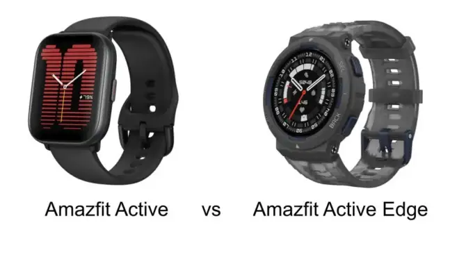 Amazfit Active Edge vs Active: 比較解説